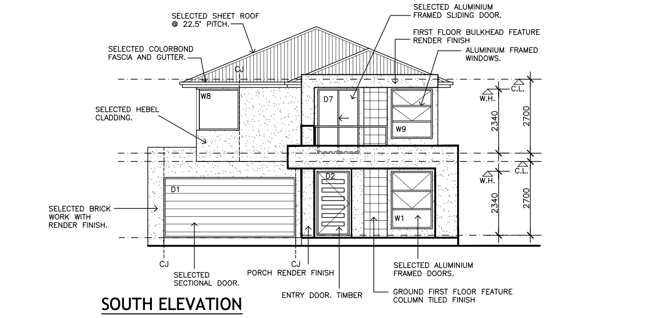 Double Storey Noel Facade